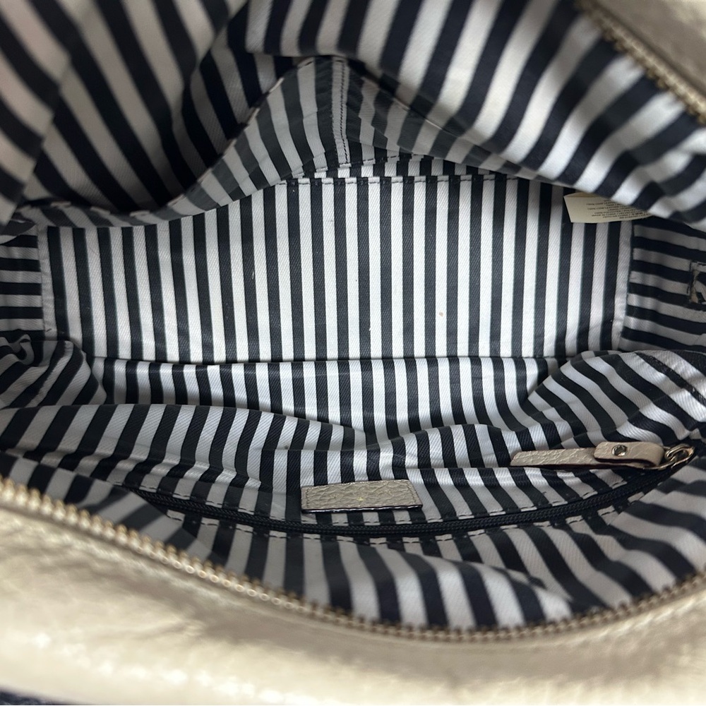 kate spade Cream and Black Pebbled Leather Crossbody with Matching Wallet - Picture 6 of 13